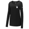 Ladies Core Cotton Long Sleeve Scoop Neck Tee Thumbnail