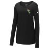 Ladies Core Cotton Long Sleeve Scoop Neck Tee Thumbnail