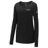 Ladies Core Cotton Long Sleeve Scoop Neck Tee Thumbnail