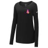 Ladies Core Cotton Long Sleeve Scoop Neck Tee Thumbnail