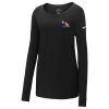 Ladies Core Cotton Long Sleeve Scoop Neck Tee Thumbnail