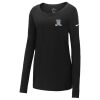 Ladies Core Cotton Long Sleeve Scoop Neck Tee Thumbnail