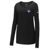Ladies Core Cotton Long Sleeve Scoop Neck Tee Thumbnail