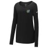 Ladies Core Cotton Long Sleeve Scoop Neck Tee Thumbnail