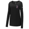 Ladies Core Cotton Long Sleeve Scoop Neck Tee Thumbnail