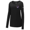 Ladies Core Cotton Long Sleeve Scoop Neck Tee Thumbnail