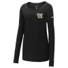 Ladies Core Cotton Long Sleeve Scoop Neck Tee Thumbnail