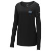 Ladies Core Cotton Long Sleeve Scoop Neck Tee Thumbnail
