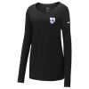 Ladies Core Cotton Long Sleeve Scoop Neck Tee Thumbnail