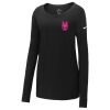 Ladies Core Cotton Long Sleeve Scoop Neck Tee Thumbnail