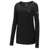 Ladies Core Cotton Long Sleeve Scoop Neck Tee Thumbnail