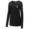 Ladies Core Cotton Long Sleeve Scoop Neck Tee Thumbnail