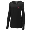 Ladies Core Cotton Long Sleeve Scoop Neck Tee Thumbnail