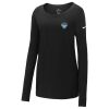 Ladies Core Cotton Long Sleeve Scoop Neck Tee Thumbnail