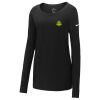 Ladies Core Cotton Long Sleeve Scoop Neck Tee Thumbnail