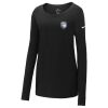 Ladies Core Cotton Long Sleeve Scoop Neck Tee Thumbnail