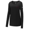 Ladies Core Cotton Long Sleeve Scoop Neck Tee Thumbnail