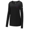 Ladies Core Cotton Long Sleeve Scoop Neck Tee Thumbnail
