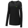 Ladies Core Cotton Long Sleeve Scoop Neck Tee Thumbnail