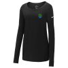 Ladies Core Cotton Long Sleeve Scoop Neck Tee Thumbnail