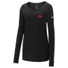 Ladies Core Cotton Long Sleeve Scoop Neck Tee Thumbnail