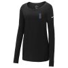 Ladies Core Cotton Long Sleeve Scoop Neck Tee Thumbnail