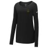 Ladies Core Cotton Long Sleeve Scoop Neck Tee Thumbnail