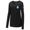 Ladies Core Cotton Long Sleeve Scoop Neck Tee Thumbnail