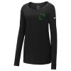 Ladies Core Cotton Long Sleeve Scoop Neck Tee Thumbnail