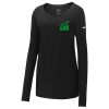Ladies Core Cotton Long Sleeve Scoop Neck Tee Thumbnail