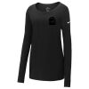 Ladies Core Cotton Long Sleeve Scoop Neck Tee Thumbnail