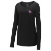 Ladies Core Cotton Long Sleeve Scoop Neck Tee Thumbnail
