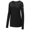 Ladies Core Cotton Long Sleeve Scoop Neck Tee Thumbnail