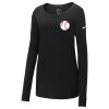 Ladies Core Cotton Long Sleeve Scoop Neck Tee Thumbnail