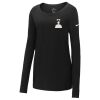Ladies Core Cotton Long Sleeve Scoop Neck Tee Thumbnail