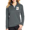Ladies Smooth Fleece 1/2 Zip Thumbnail