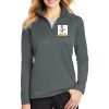 Ladies Smooth Fleece 1/2 Zip Thumbnail