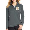 Ladies Smooth Fleece 1/2 Zip Thumbnail