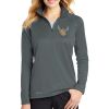 Ladies Smooth Fleece 1/2 Zip Thumbnail