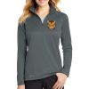 Ladies Smooth Fleece 1/2 Zip Thumbnail