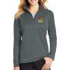 Ladies Smooth Fleece 1/2 Zip Thumbnail