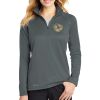 Ladies Smooth Fleece 1/2 Zip Thumbnail