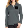 Ladies Smooth Fleece 1/2 Zip Thumbnail