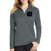 Ladies Smooth Fleece 1/2 Zip Thumbnail