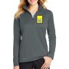 Ladies Smooth Fleece 1/2 Zip Thumbnail