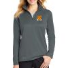 Ladies Smooth Fleece 1/2 Zip Thumbnail