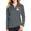 Ladies Smooth Fleece 1/2 Zip Thumbnail