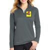Ladies Smooth Fleece 1/2 Zip Thumbnail