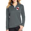 Ladies Smooth Fleece 1/2 Zip Thumbnail