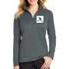 Ladies Smooth Fleece 1/2 Zip Thumbnail